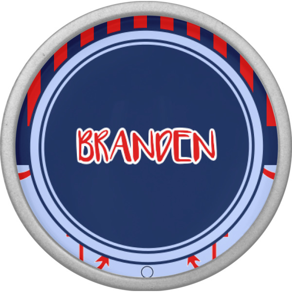 Custom Design - Cabinet Knob - Nickel - Front