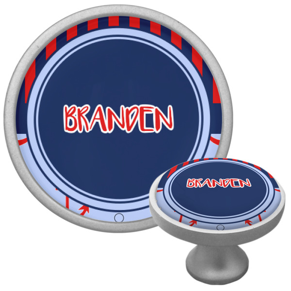 Custom Design - Cabinet Knob - Nickel - Multi Angle