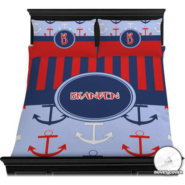 Custom Design - Bedding Set - Queen - Duvet - On Bed