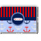 Classic Anchor & Stripes Laptop Skin - Custom Sized w/ Name or Text
