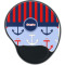 Classic Anchor & Stripes Mouse Pad with Wrist Support