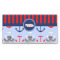 Classic Anchor & Stripes Wall Mounted Coat Rack (Personalized)