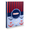 Classic Anchor & Stripes Softbound Notebook (Personalized)