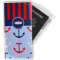 Classic Anchor & Stripes Travel Document Holder