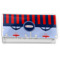 Classic Anchor & Stripes Vinyl Checkbook Cover (Personalized)