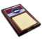 Classic Anchor & Stripes Red Mahogany Sticky Note Holder (Personalized)