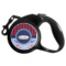 Classic Anchor & Stripes Retractable Dog Leash (Personalized)