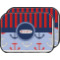 Classic Anchor & Stripes Car Floor Mats (Back Seat) (Personalized)