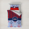 Classic Anchor & Stripes Duvet Cover Set - Twin XL (Personalized)