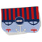 Classic Anchor & Stripes Burp Cloth - Fleece w/ Name or Text