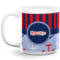 Classic Anchor & Stripes 20 Oz Coffee Mug - White (Personalized)