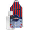 Classic Anchor & Stripes Hand Sanitizer & Keychain Holder - Large (Personalized)