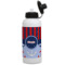Classic Anchor & Stripes Water Bottles - Aluminum - 20 oz - White (Personalized)