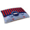 Classic Anchor & Stripes Dog Bed - Small w/ Name or Text