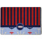 Classic Anchor & Stripes Dog Food Mat w/ Name or Text