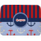 Classic Anchor & Stripes Memory Foam Bath Mat - 48"x36" (Personalized)