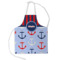 Classic Anchor & Stripes Kid's Apron - Small (Personalized)
