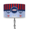 Classic Anchor & Stripes 12" Drum Lamp Shade - Fabric (Personalized)