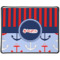 Classic Anchor & Stripes Large Gaming Mouse Pad - 12.5" x 10" (Personalized)