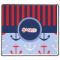 Classic Anchor & Stripes XL Gaming Mouse Pad - 18" x 16" (Personalized)