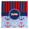 Classic Anchor & Stripes Microfiber Dish Towel (Personalized)