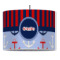 Classic Anchor & Stripes Drum Pendant Lamp (Personalized)