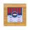 Classic Anchor & Stripes Bamboo Trivet with Ceramic Tile Insert (Personalized)