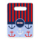 Classic Anchor & Stripes Rectangular Trivet with Handle (Personalized)