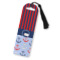 Classic Anchor & Stripes Plastic Bookmark (Personalized)