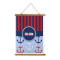 Classic Anchor & Stripes Wall Hanging Tapestry (Personalized)