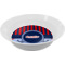 Classic Anchor & Stripes Melamine Bowl (Personalized)