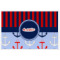 Classic Anchor & Stripes Laminated Placemat w/ Name or Text