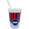 Classic Anchor & Stripes Sippy Cup with Straw (Personalized)