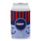Classic Anchor & Stripes Can Cooler (12 oz) w/ Name or Text