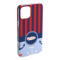 Classic Anchor & Stripes iPhone Case - Plastic (Personalized)