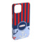 Classic Anchor & Stripes iPhone Case - Plastic - iPhone 15 Plus (Personalized)