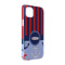 Classic Anchor & Stripes iPhone Case - Plastic - iPhone 14 (Personalized)
