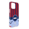 Classic Anchor & Stripes iPhone Case - Plastic - iPhone 13 Pro Max (Personalized)