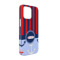 Classic Anchor & Stripes iPhone Case - Plastic - iPhone 13 Pro (Personalized)
