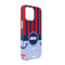 Classic Anchor & Stripes iPhone Case - Plastic - iPhone 13 (Personalized)