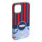 Classic Anchor & Stripes iPhone Case - Rubber Lined (Personalized)