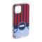 Classic Anchor & Stripes iPhone Case - Rubber Lined - iPhone 15 Pro (Personalized)