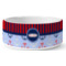 Classic Anchor & Stripes Ceramic Dog Bowl (Personalized)