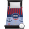 Classic Anchor & Stripes Duvet Cover - Twin (Personalized)