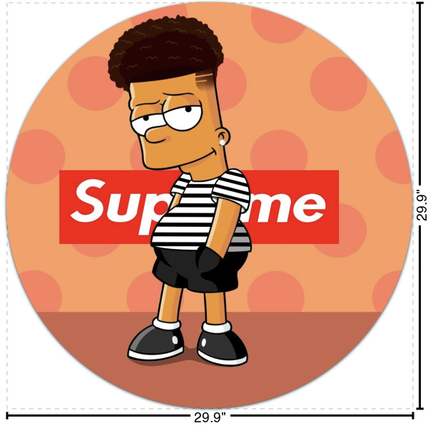 Custom Design Your Own Round Decal - XLarge