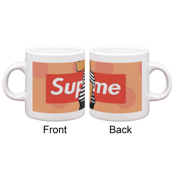 Custom Design - Single Shot Espresso Cup - Single - Front & Back