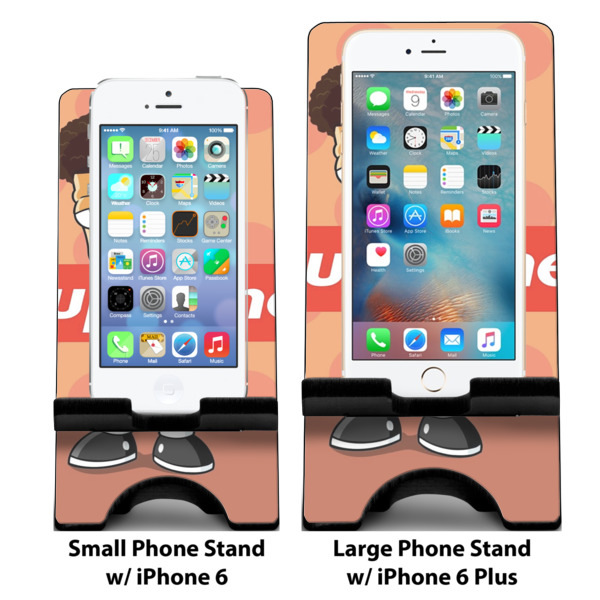 Custom Design - Compare Phone Stand Sizes - with iPhones