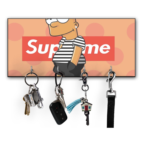 Custom Design Your Own Key Hanger w/ 4 Hooks