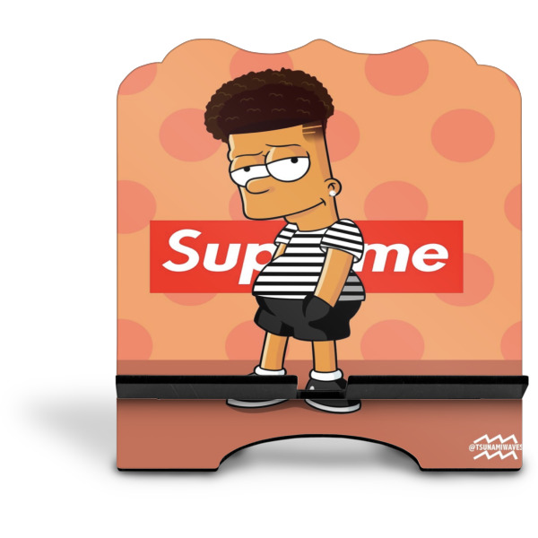 Custom Design - Stylized Tablet Stand - Front without iPad