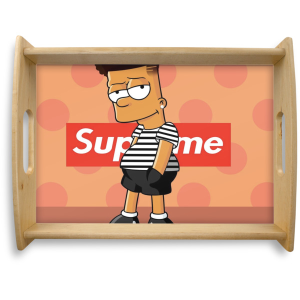 Custom Design Your Own Natural Wooden Tray - Large